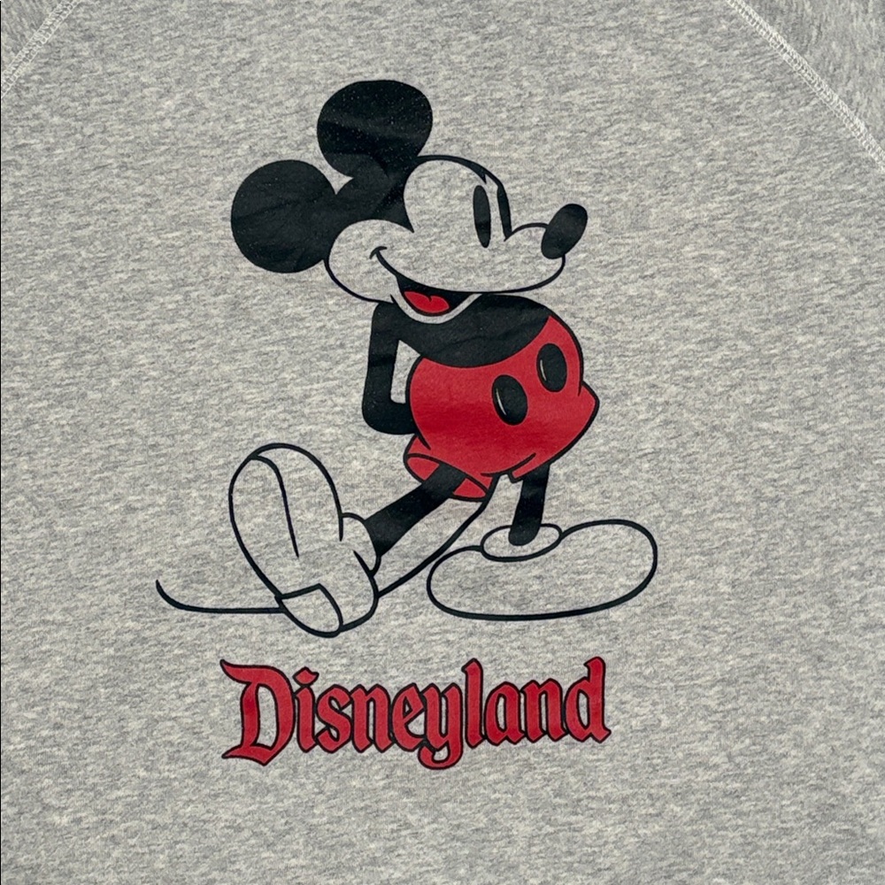 Disneyland Parks Retro Grey classic Mickey Mouse Sweatshirt XL 2023 - Picture 3 of 5